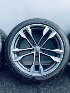 Jante originale audi Q8 SQ8 4M8 22” S LINE 285/40 R22 - imagine 5